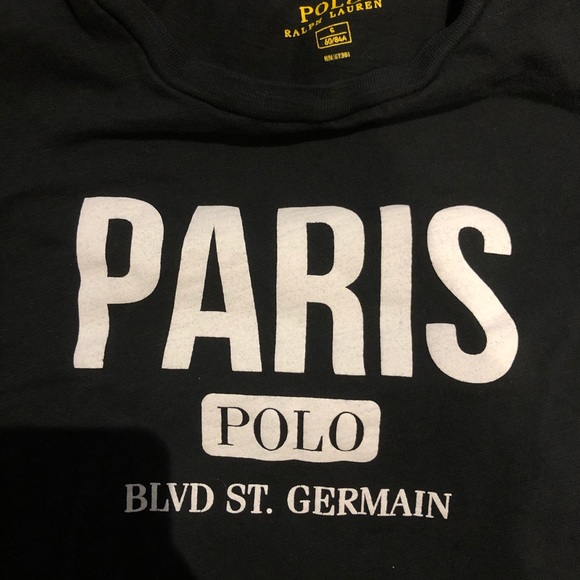 black graphic tee - POLO RALPH LAUREN - Picture 3 of 5